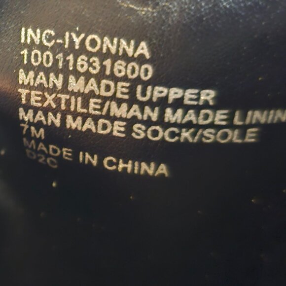 I.N.C Iyonna Over-The-Knee Slouch Boots, Gold Patent, Size 7, NWOT - Picture 5 of 6